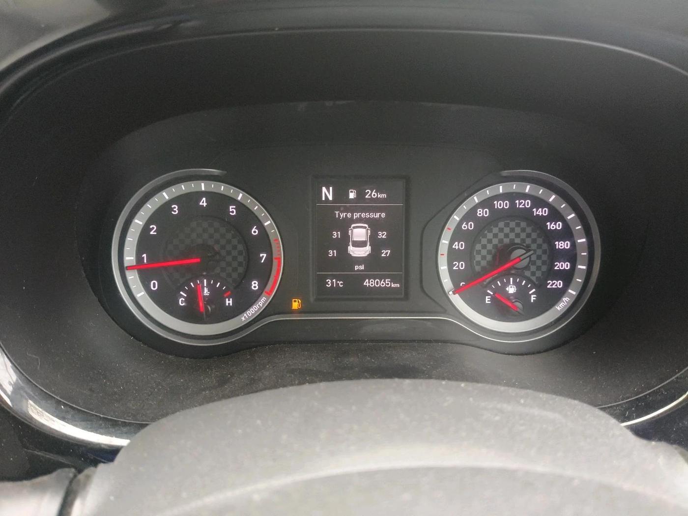 2023 Hyundai AURA SX PLUS 1.2 AMT, Petrol, Automatic, 48,065 km, interior