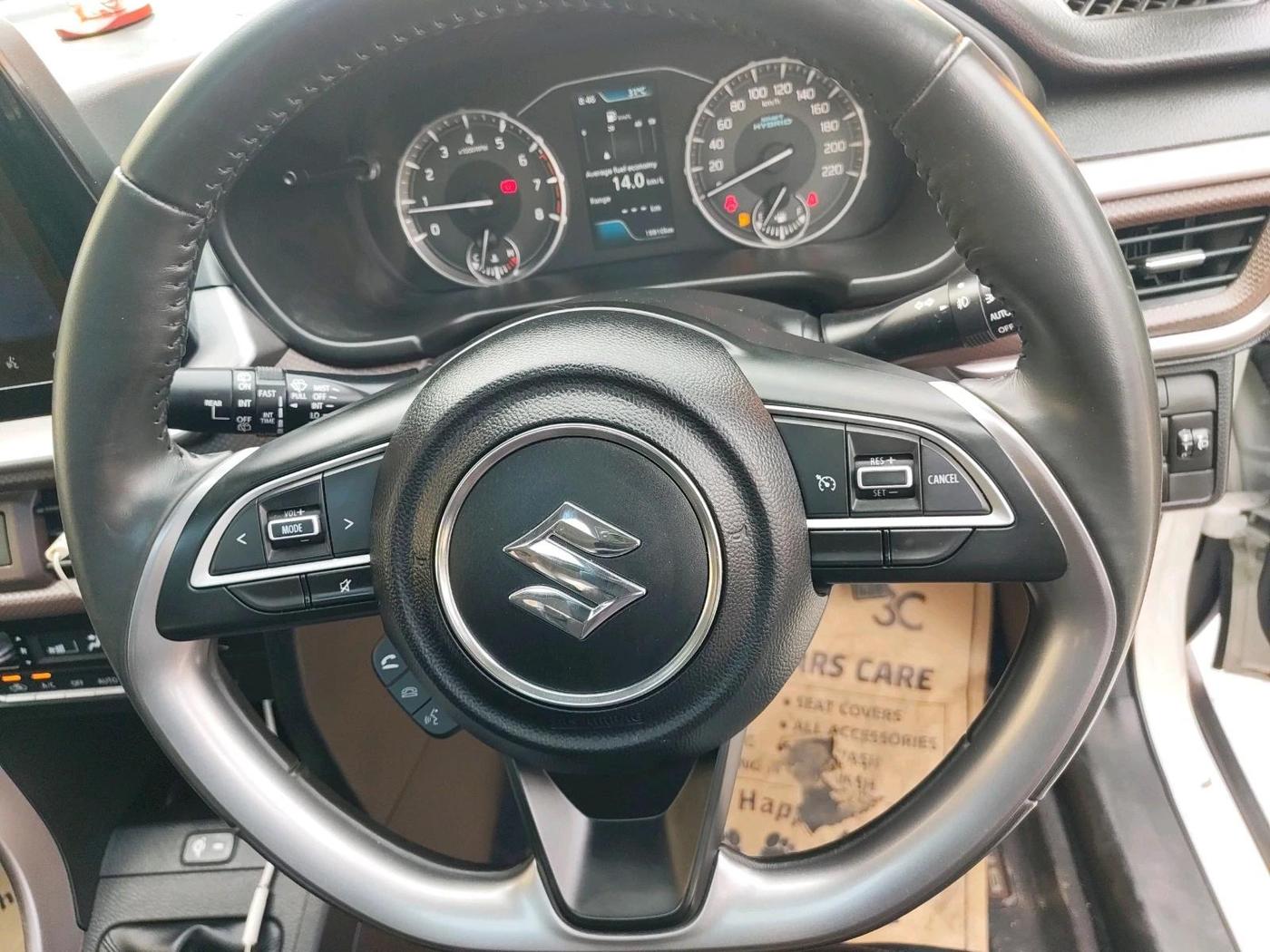 2024 Maruti BREZZA ZXI + SMART HYBRID, Petrol, Manual, 19,910 km, interior