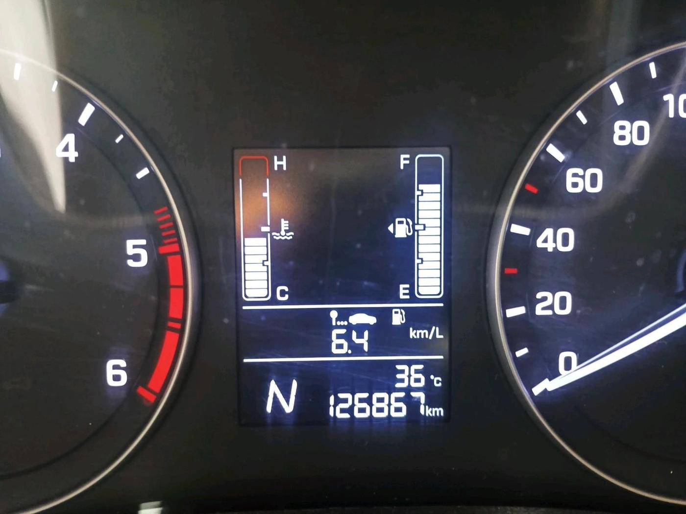2018 Hyundai Creta SX AT 1.6 DIESEL, Diesel, Automatic, 1,26,867 km, interior