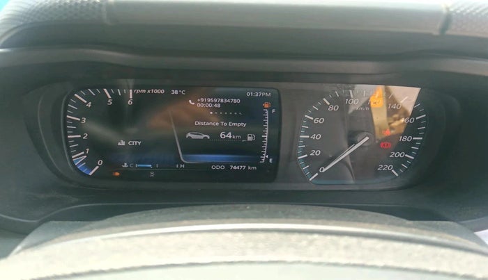 2020 Tata ALTROZ XZ DIESEL, Diesel, Manual, 74,477 km, interior