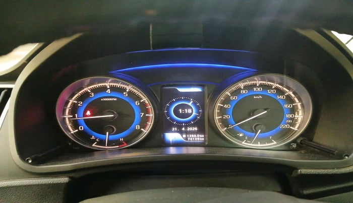 2017 Maruti Baleno ZETA CVT PETROL 1.2, Petrol, Automatic, 74,136 km, interior
