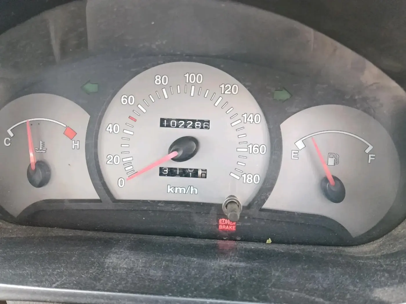 2007 Hyundai Santro Xing XO, Petrol, Manual, 1,02,286 km, interior