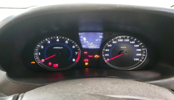 2017 Hyundai Verna 1.6 VTVT SX, Petrol, Manual, 72,802 km, interior