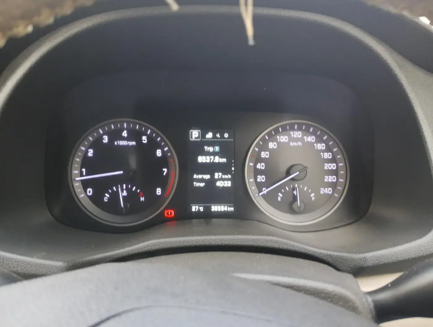 2017 Hyundai Tucson GLS 2WD AT PETROL, Petrol, Automatic, 36,594 km, interior