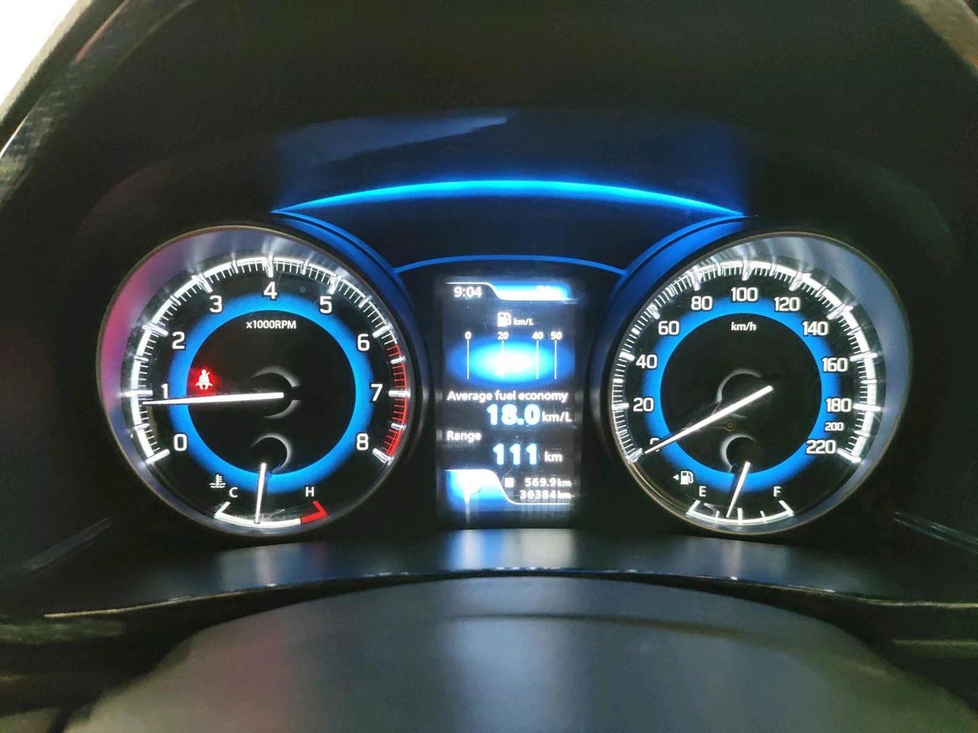 2020 Toyota Glanza G CVT, Petrol, Automatic, 36,384 km, interior