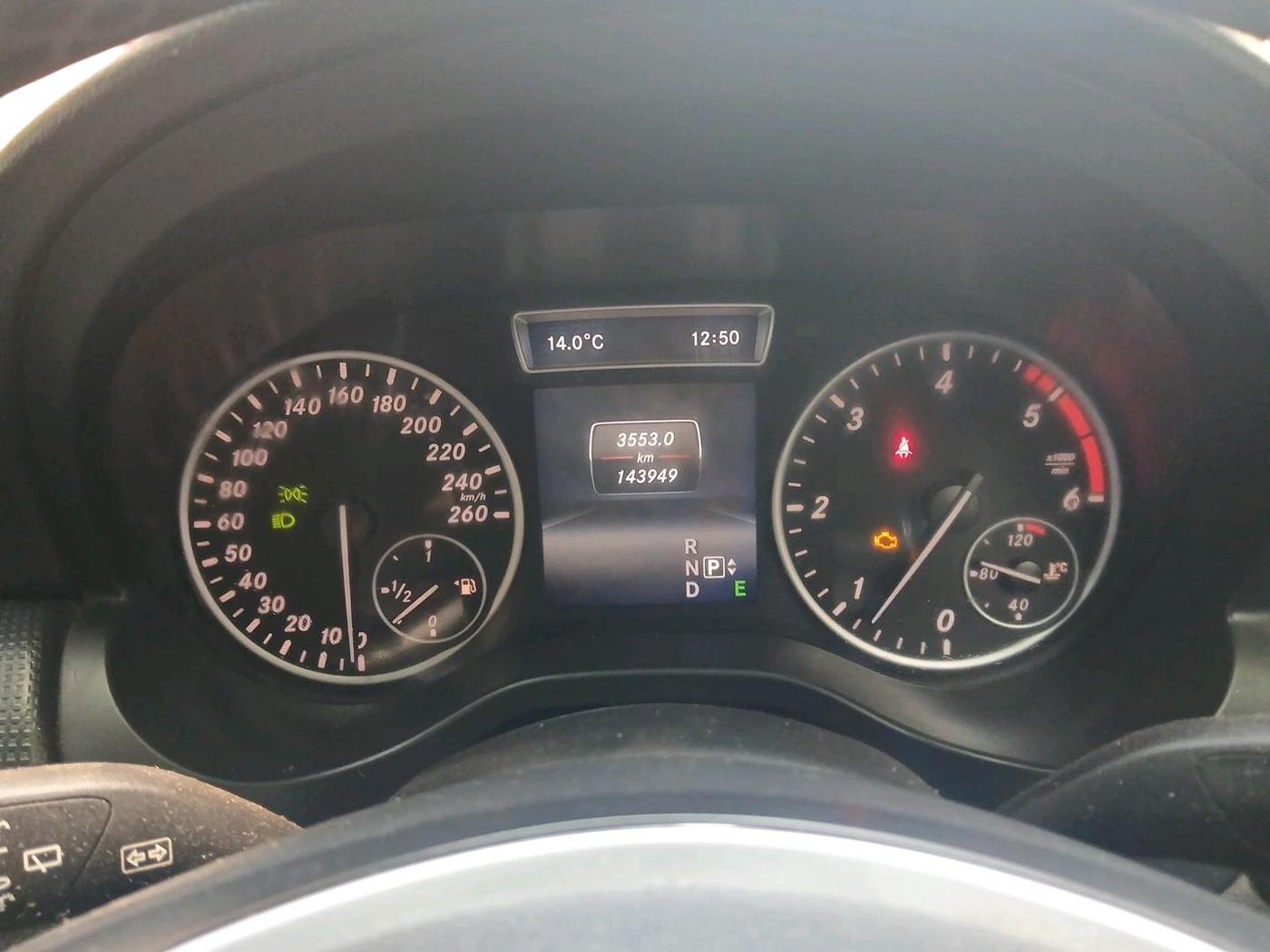 2014 Mercedes Benz A Class A180 CDI STYLE, Diesel, Automatic, 1,43,949 km, interior