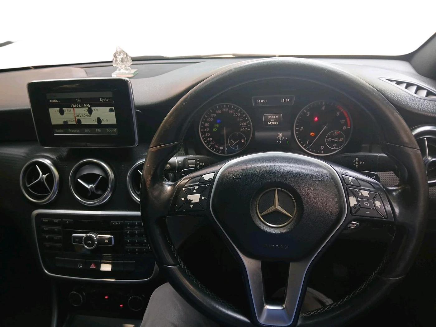 2014 Mercedes Benz A Class A180 CDI STYLE, Diesel, Automatic, 1,43,949 km, interior