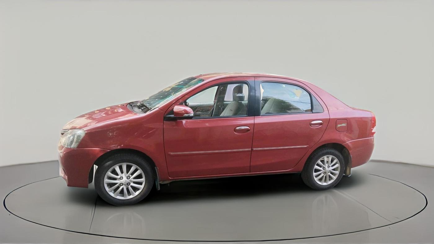 2013 Toyota Etios V, Petrol, Manual, 26,070 km, exterior
