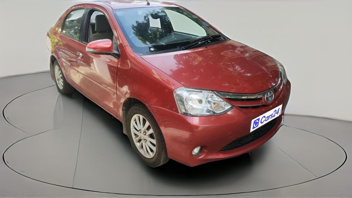 2013 Toyota Etios V, Petrol, Manual, 26,070 km, exterior