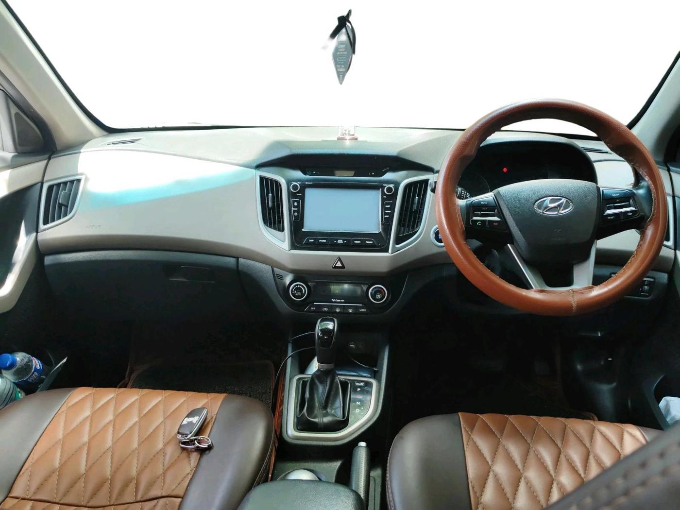 2017 Hyundai Creta SX PLUS AT 1.6 PETROL, Petrol, Automatic, 93,412 km, interior