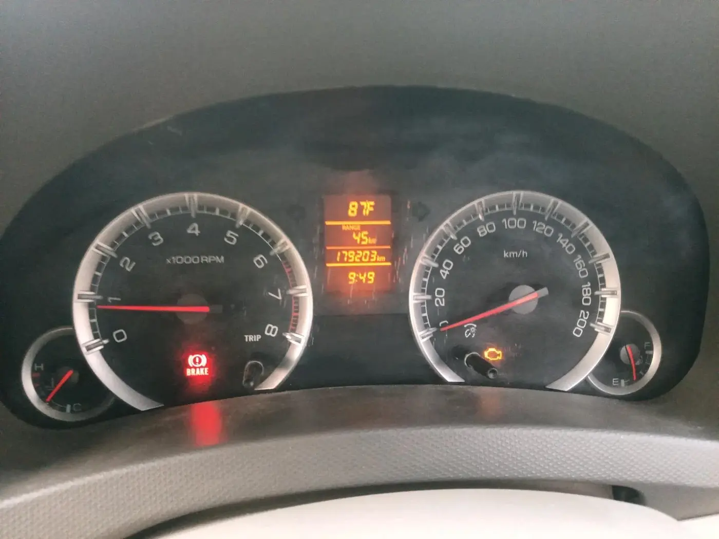2012 Maruti Ertiga ZXI, Petrol, Manual, 1,79,370 km, interior