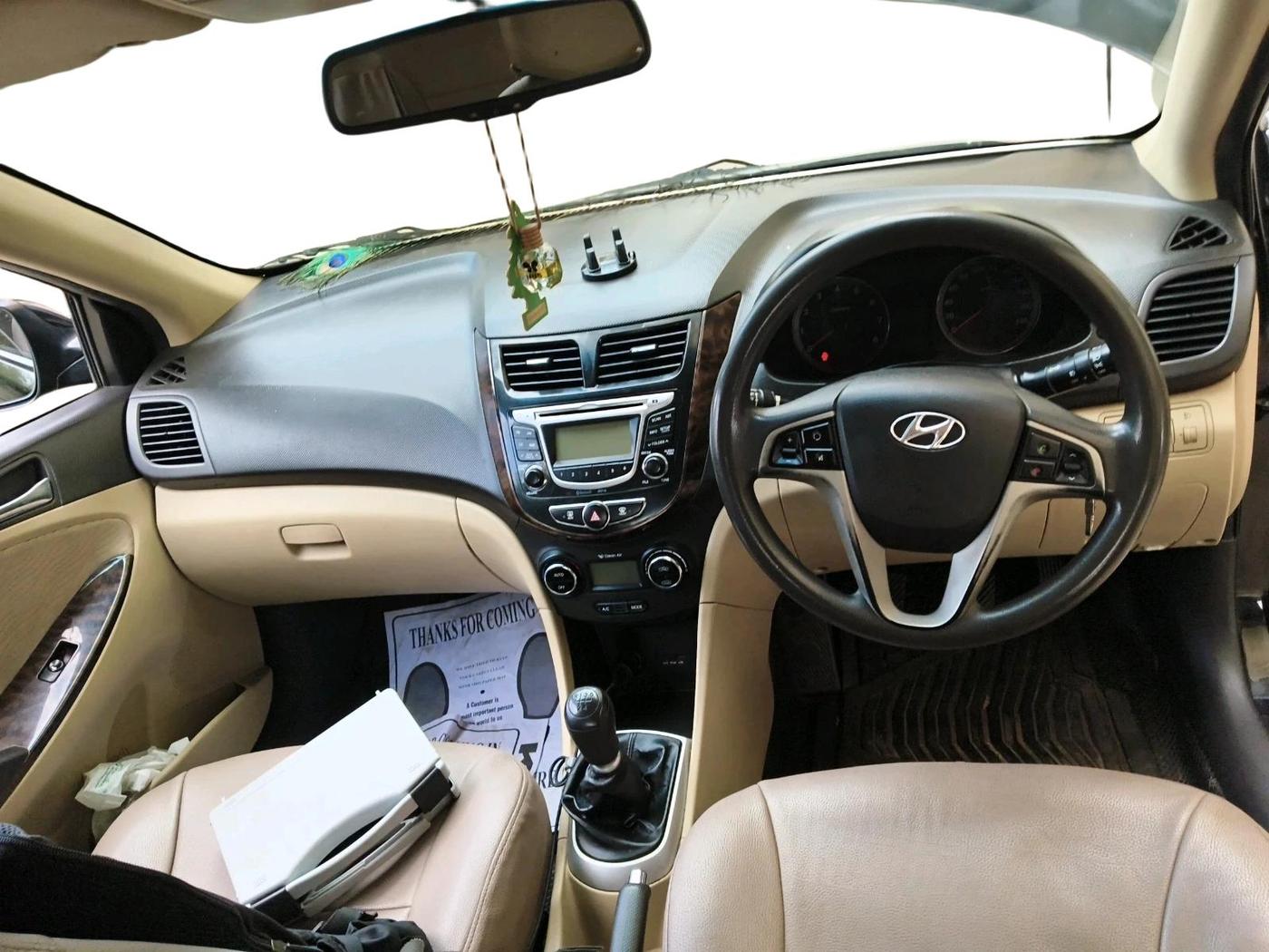 2014 Hyundai Verna FLUIDIC 1.4 VTVT CX, Petrol, Manual, 92,138 km, interior
