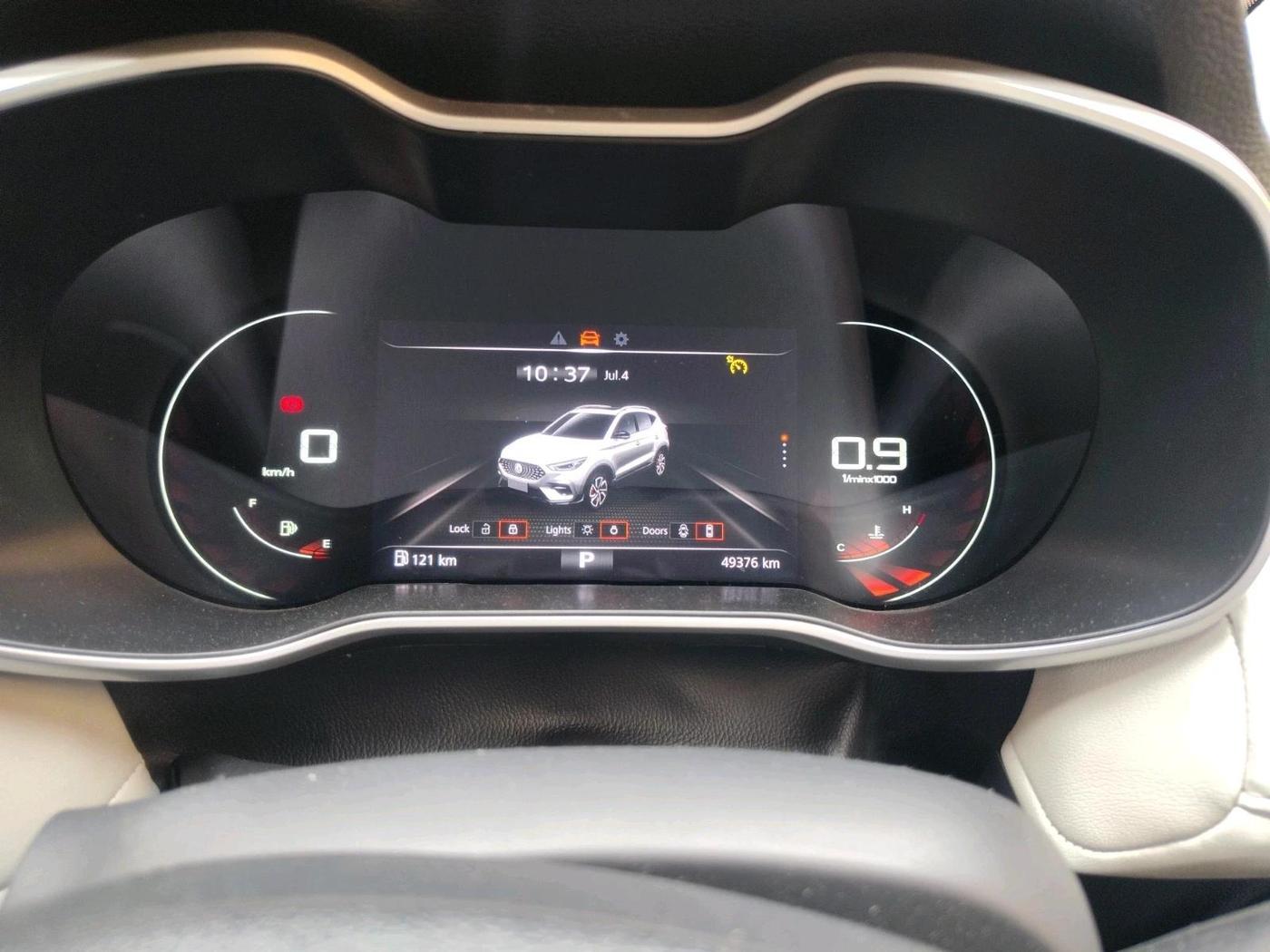 2023 MG ASTOR SMART 1.5 CVT, Petrol, Automatic, 49,376 km, interior