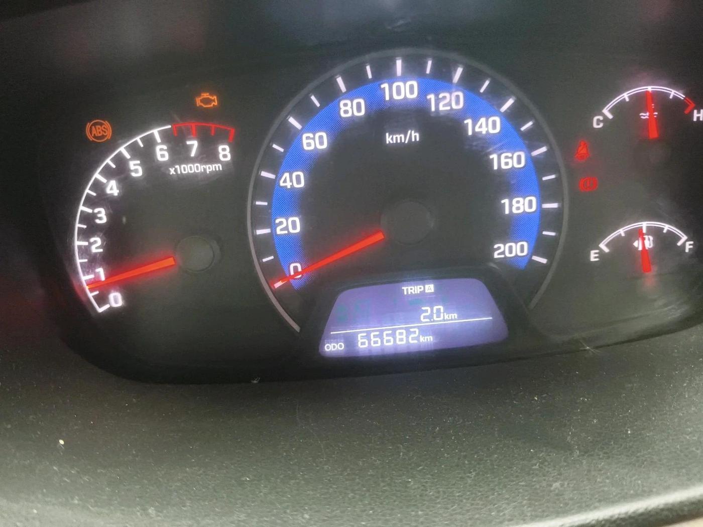 2015 Hyundai Xcent S 1.2, Petrol, Manual, 66,682 km, interior