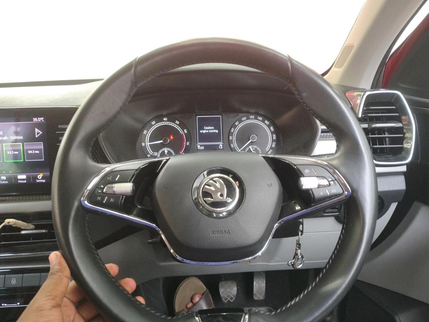 2023 Skoda KUSHAQ AMBITION 1.0L TSI MT, Petrol, Manual, 7,020 km, interior