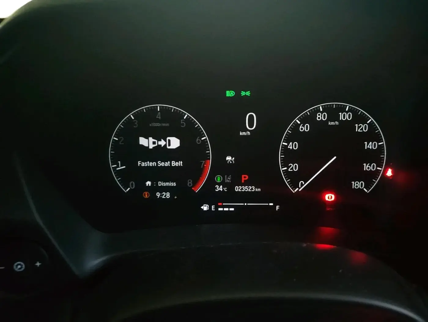 2023 Honda ELEVATE ZX CVT, Petrol, Automatic, 23,523 km, interior