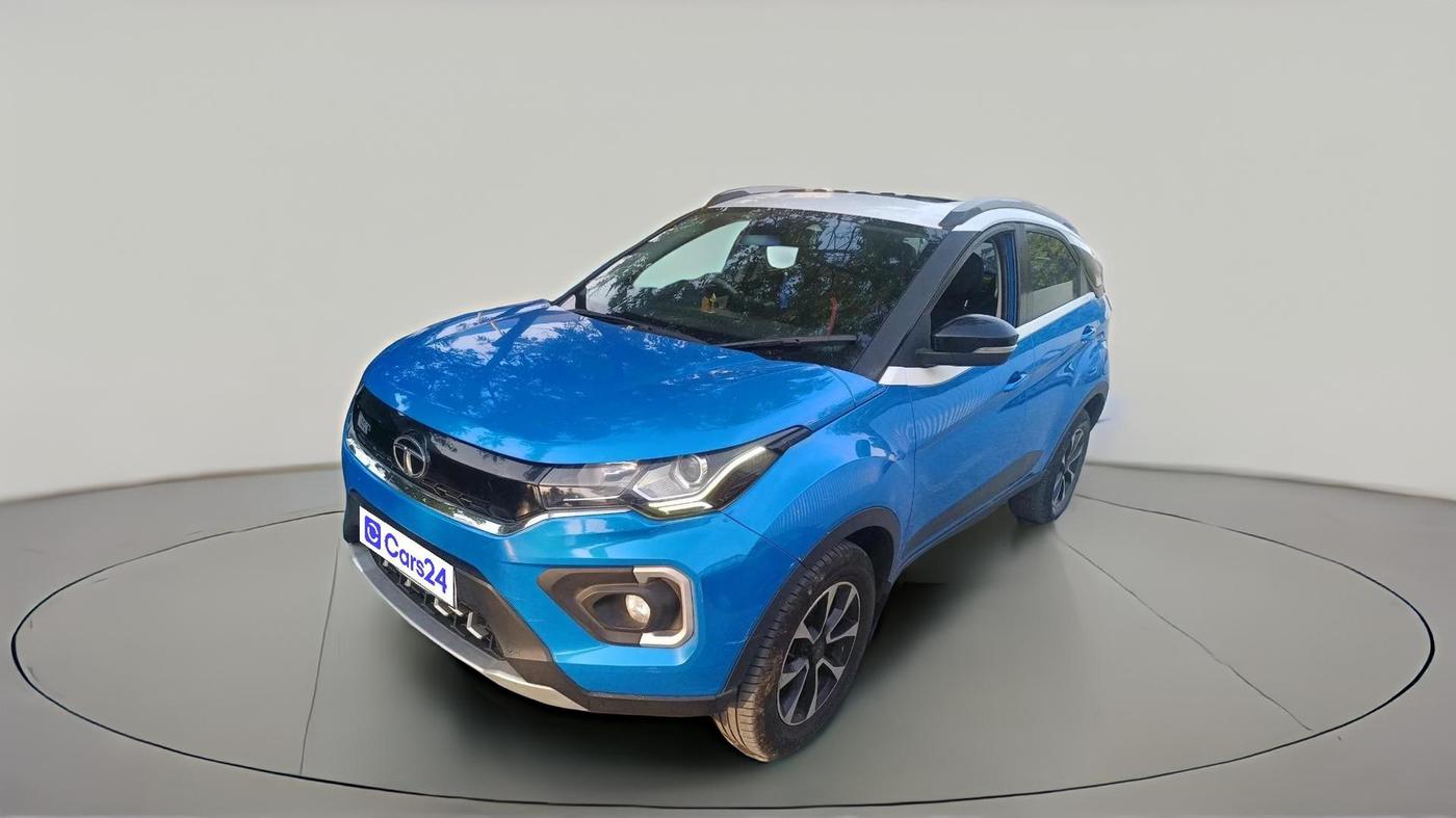 2021 Tata NEXON XZ PLUS (O) PETROL DUAL TONE, Petrol, Manual, 75,297 km, exterior
