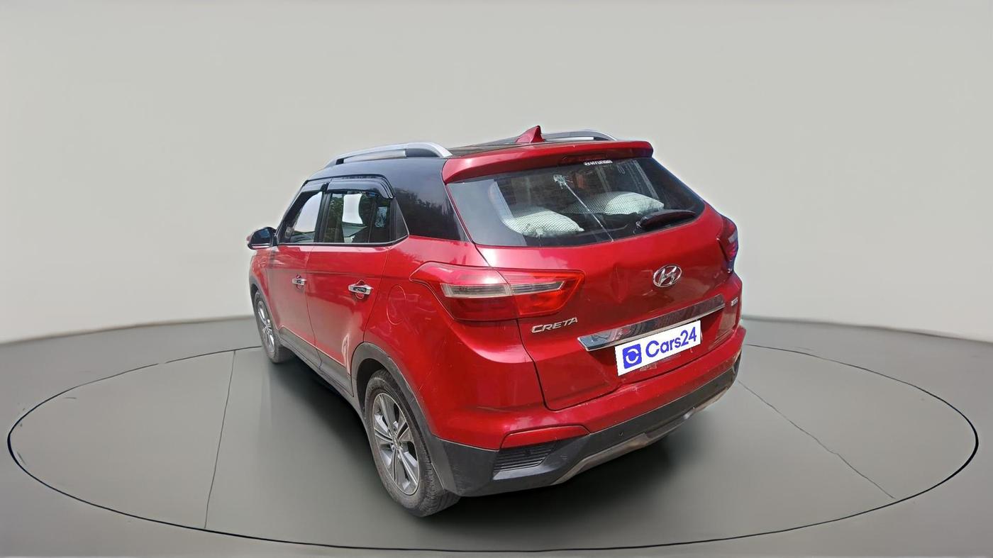 2018 Hyundai Creta SX PLUS AT 1.6 PETROL, Petrol, Automatic, 1,00,738 km, exterior