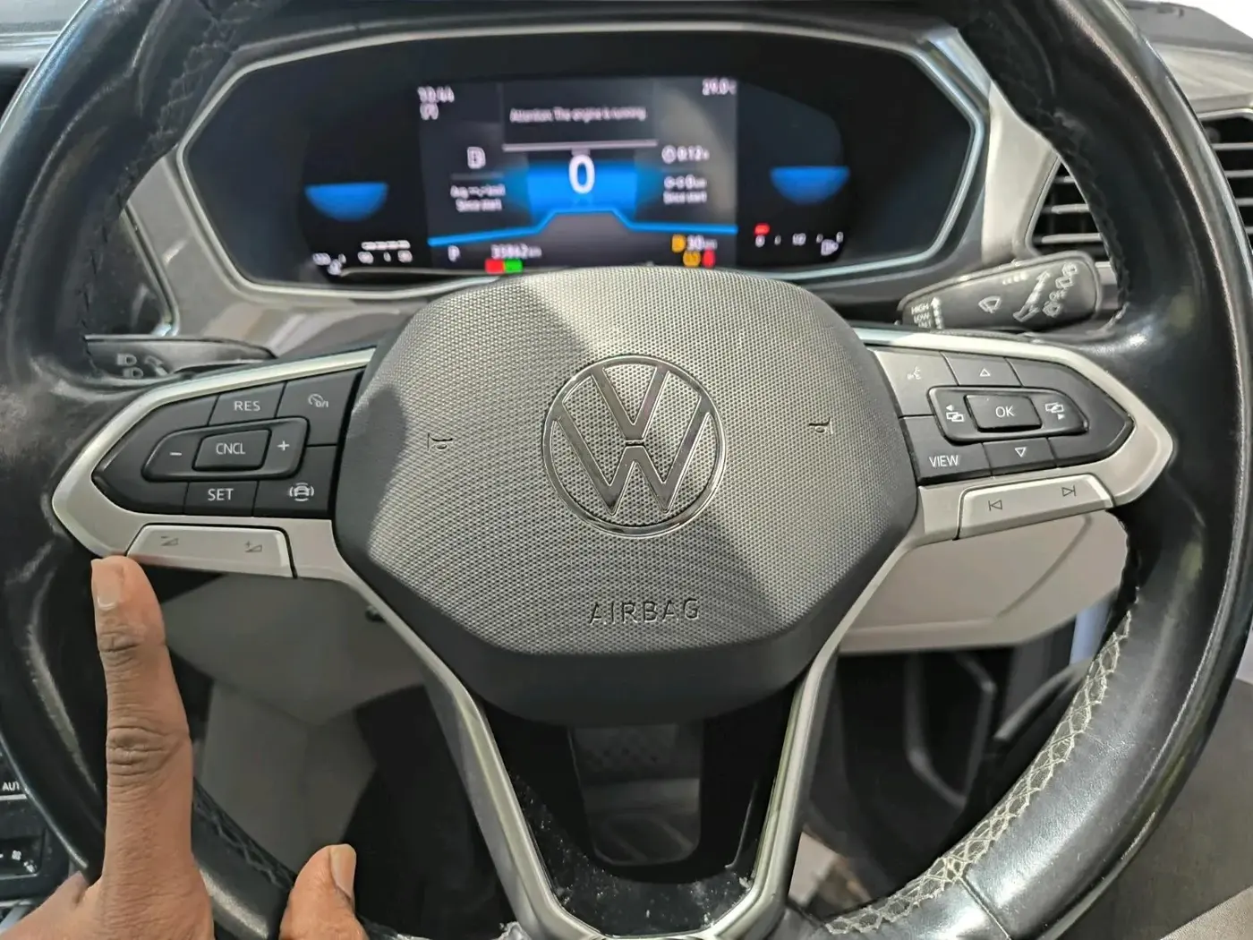2022 Volkswagen TAIGUN TOPLINE 1.0 TSI AT, Petrol, Automatic, 35,862 km, interior