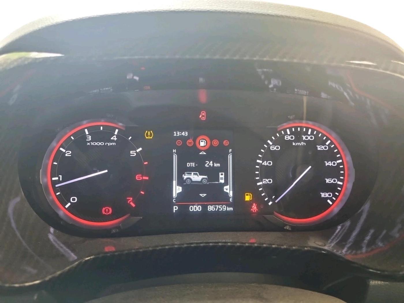 2023 Mahindra Thar LX P 2WD AT HT, Petrol, Automatic, 86,759 km, interior