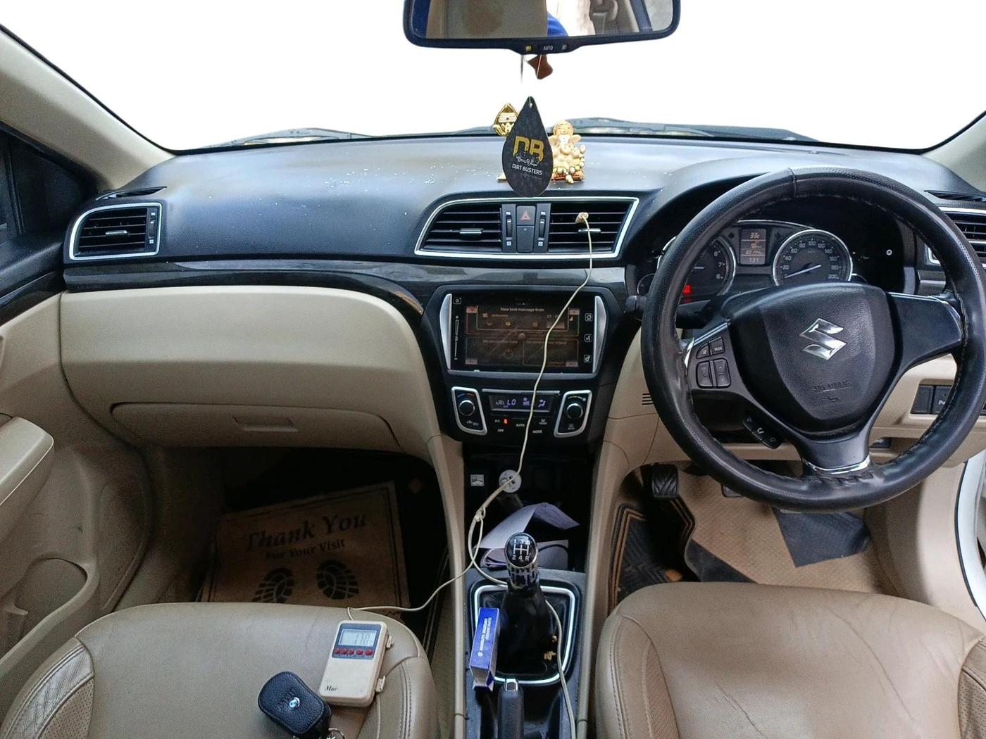 2017 Maruti Ciaz ALPHA 1.4 PETROL, Petrol, Manual, 80,144 km, interior