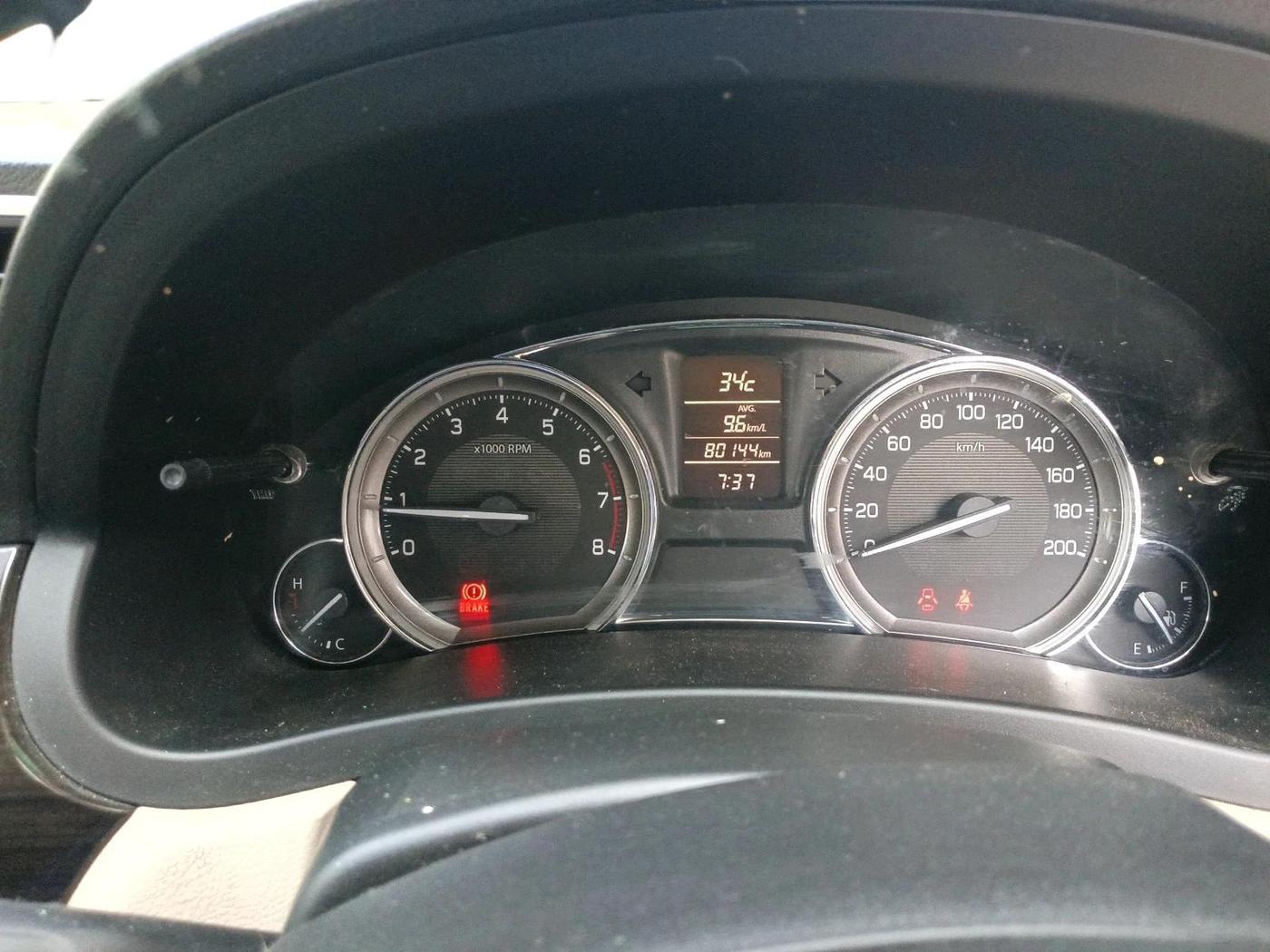 2017 Maruti Ciaz ALPHA 1.4 PETROL, Petrol, Manual, 80,144 km, interior