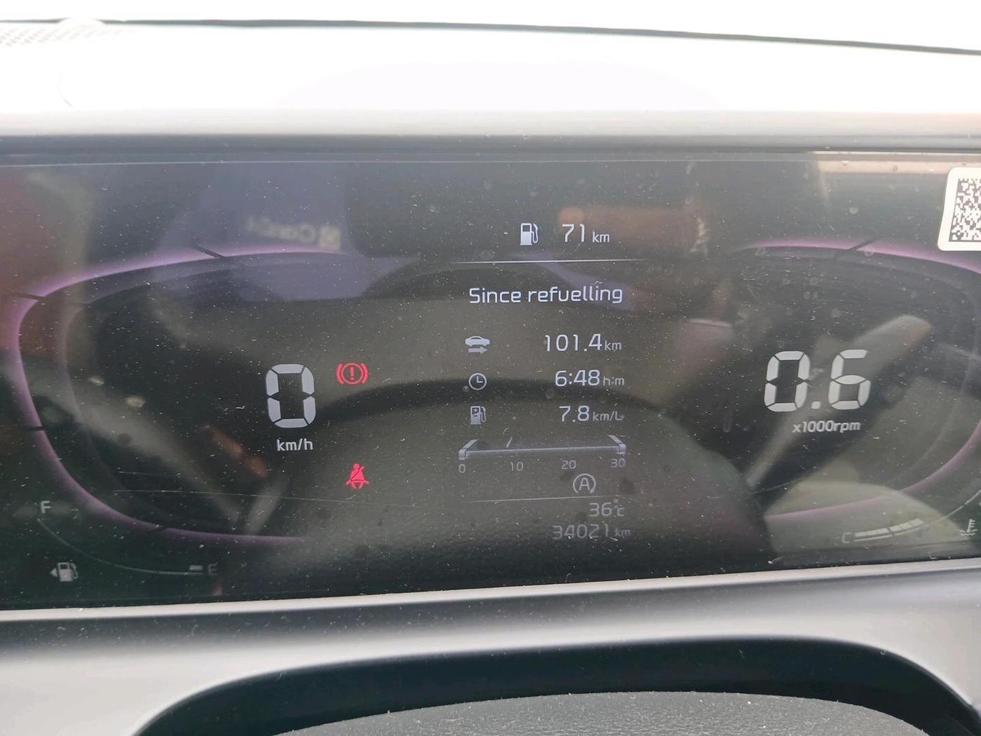 2023 KIA SELTOS  HTX 1.5 PETROL MT, Petrol, Manual, 34,021 km, interior