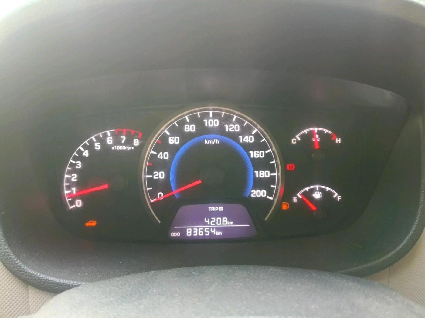 2014 Hyundai Grand i10 ASTA 1.2 KAPPA VTVT, Petrol, Manual, 83,654 km, interior