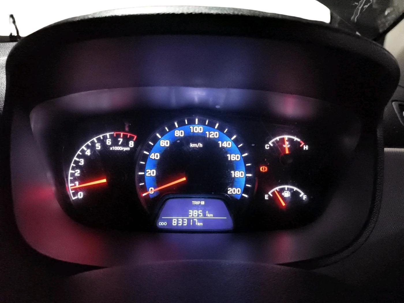 2016 Hyundai Xcent SX 1.2, CNG, Manual, 83,317 km, interior