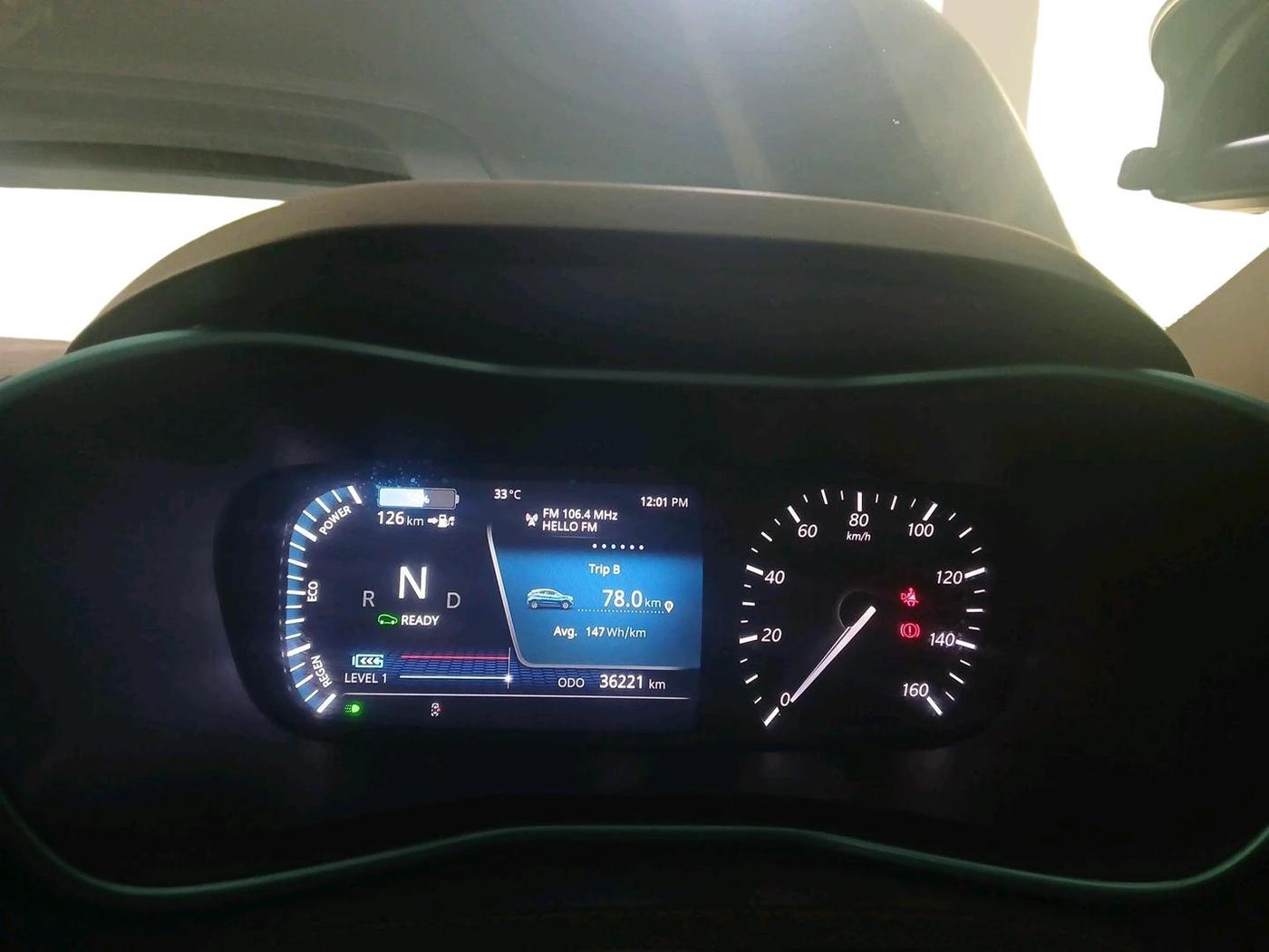 2022 Tata NEXON EV XZ PLUS LUX, Electric, Automatic, 36,221 km, interior