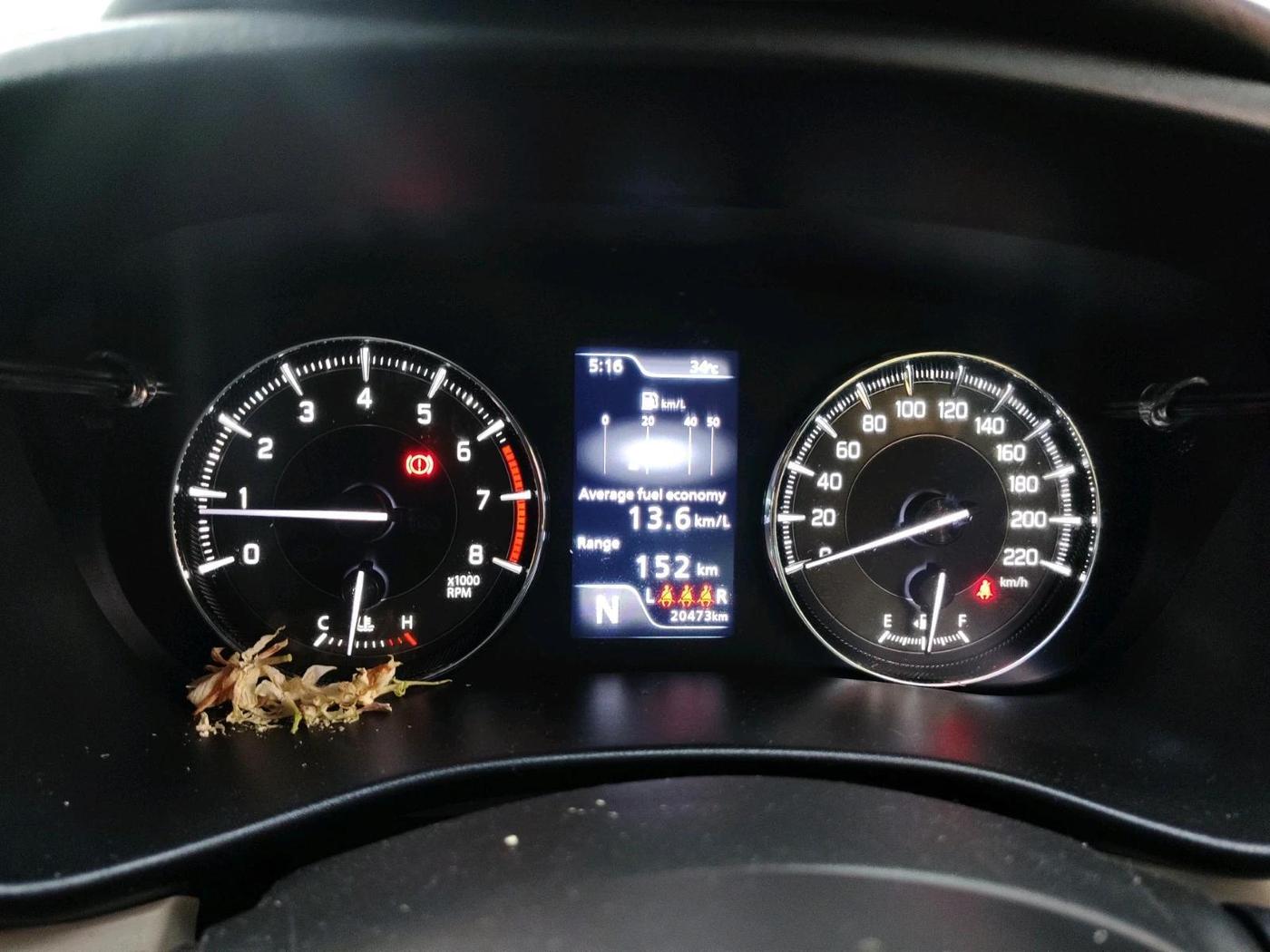 2024 Toyota Glanza V AMT, Petrol, Automatic, 20,474 km, interior