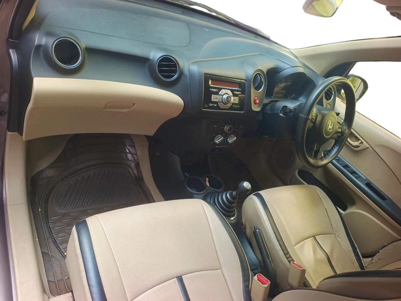 2014 Honda Brio S MT, Petrol, Manual, 45,642 km, interior
