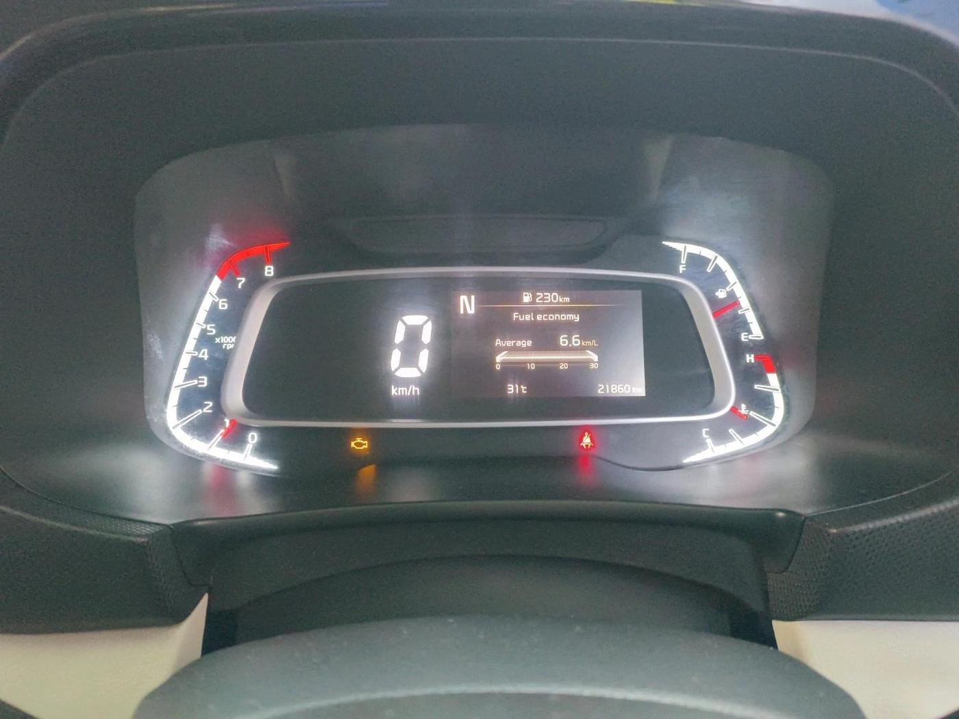 2020 KIA SONET HTX PLUS 1.0 IMT, Petrol, Manual, 21,860 km, interior