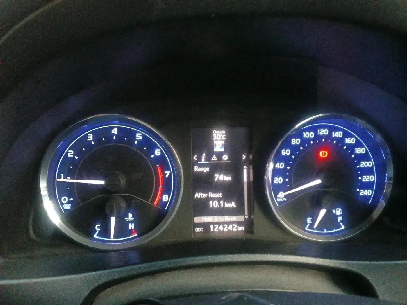 2017 Toyota Corolla Altis VL CVT PETROL, Petrol, Automatic, 1,24,242 km, interior