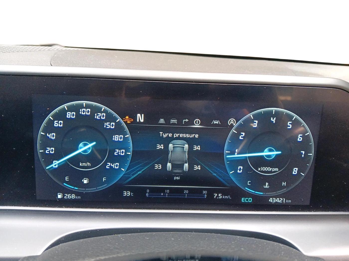 2023 KIA SELTOS  GTX Plus 1.5 Turbo Petrol DCT, Petrol, Automatic, 43,421 km, interior