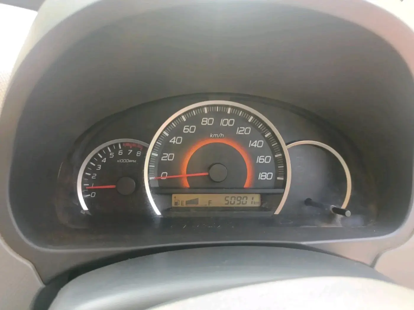 2012 Maruti Wagon R 1.0 VXI, CNG, Manual, 50,901 km, interior