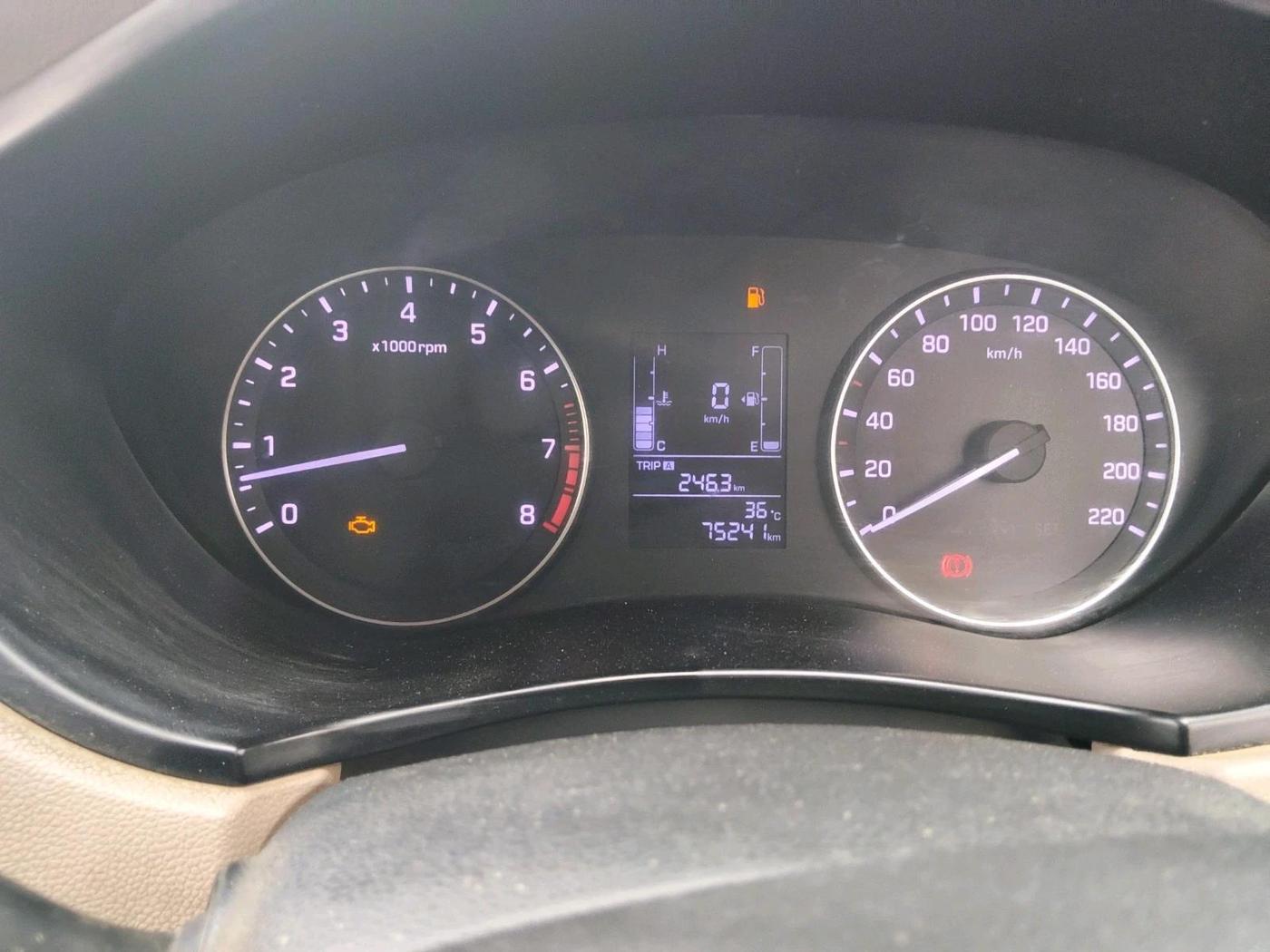 2017 Hyundai Elite i20 MAGNA 1.2, CNG, Manual, 75,241 km, interior