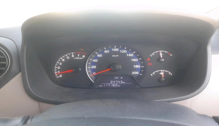 2019 Hyundai Xcent SX 1.2, CNG, Manual, 1,17,182 km, interior