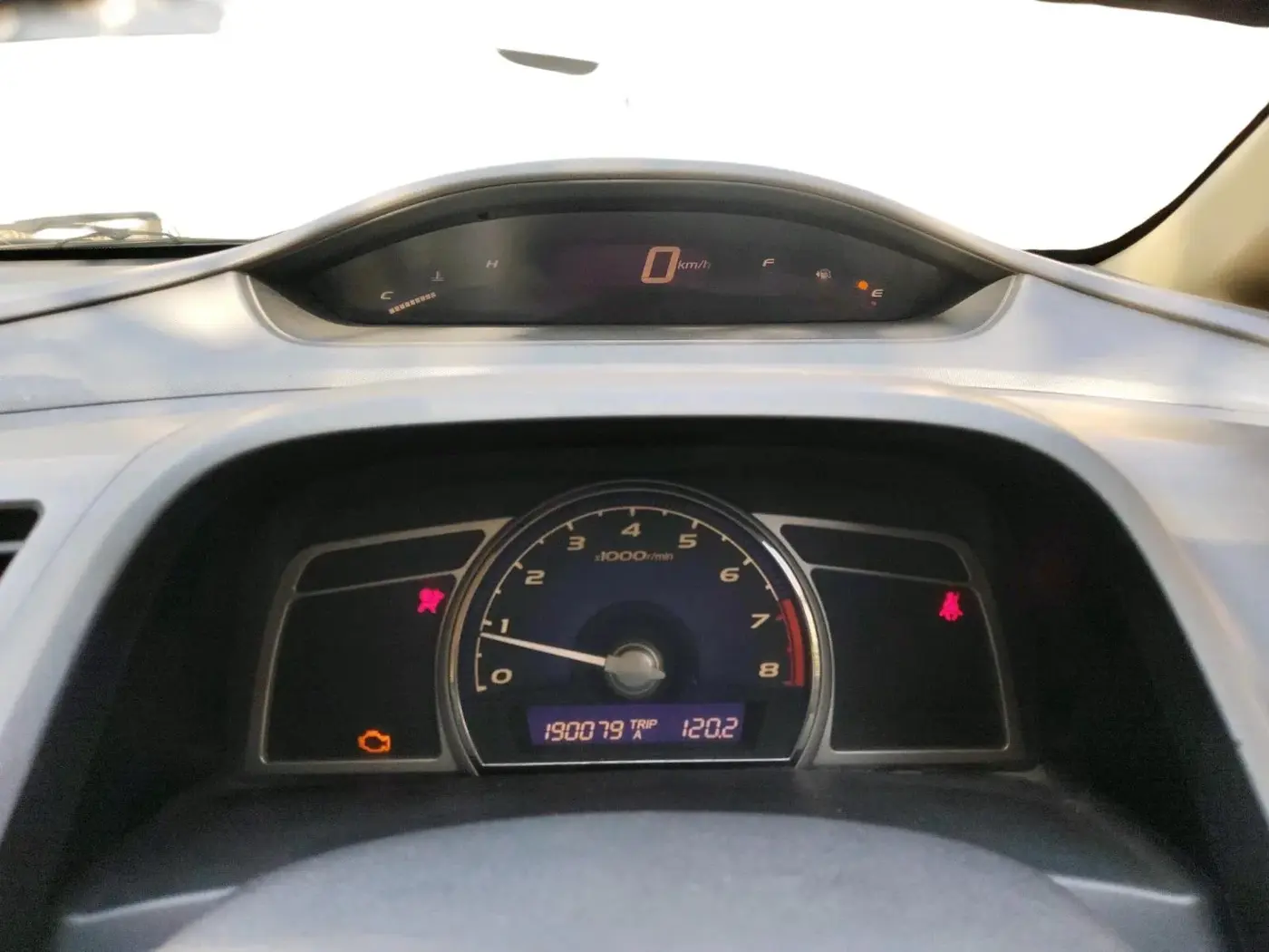 2008 Honda Civic 1.8L I-VTEC S MT, CNG, Manual, 1,90,079 km, interior