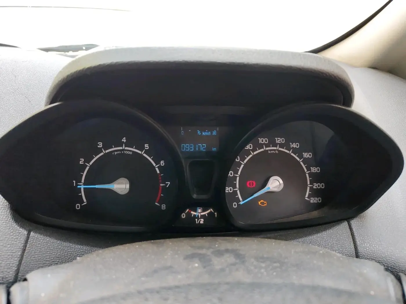 2017 Ford Ecosport TREND 1.5L PETROL, Petrol, Manual, 93,172 km, interior