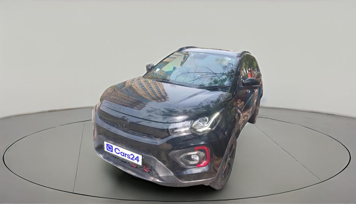 2023 Tata NEXON XZA PLUS LUX SUNROOF RED DARK PETROL, Petrol, Automatic, 45,484 km, exterior