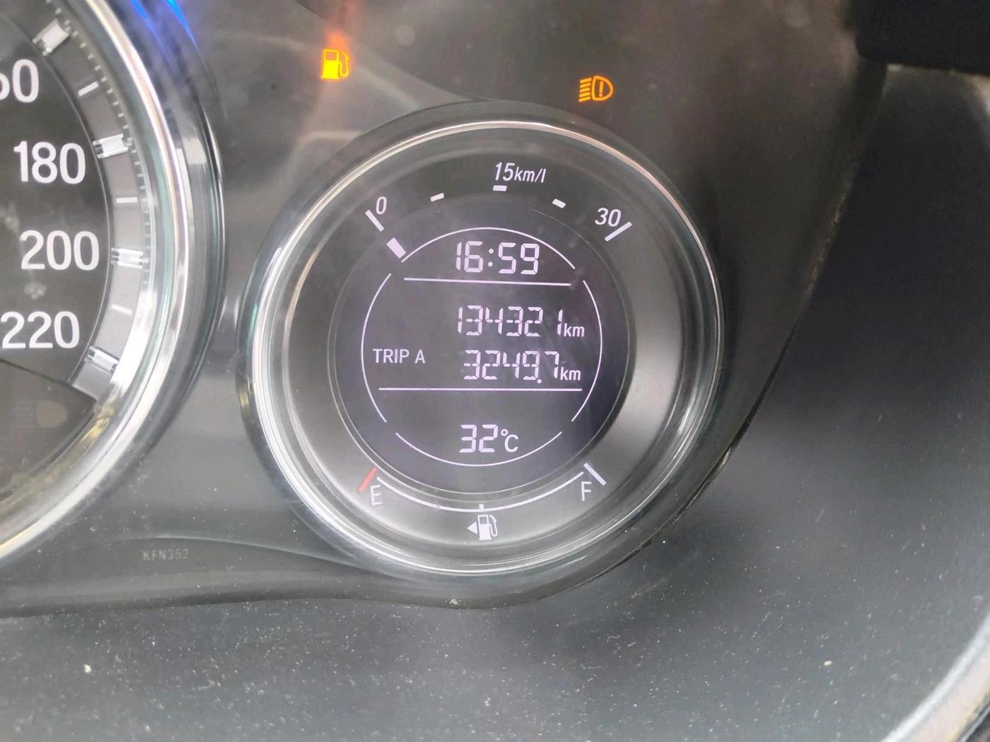 2017 Honda City 1.5L I-VTEC VX CVT, CNG, Automatic, 1,34,321 km, interior