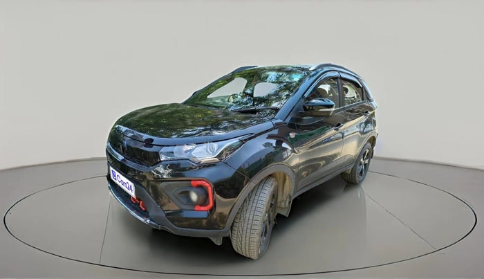2023 Tata NEXON XZA PLUS LUX SUNROOF RED DARK PETROL, Petrol, Automatic, 16,719 km, exterior