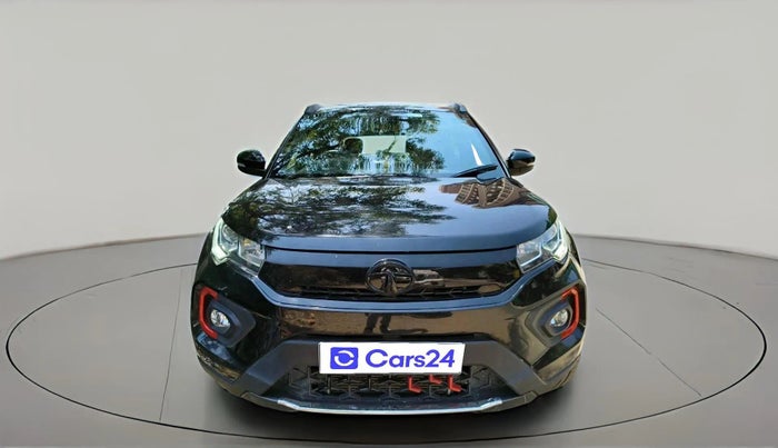 2023 Tata NEXON XZA PLUS LUX SUNROOF RED DARK PETROL, Petrol, Automatic, 16,719 km, exterior