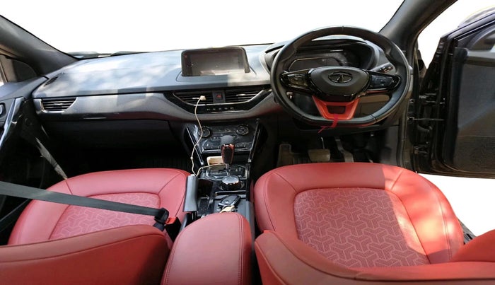 2023 Tata NEXON XZA PLUS LUX SUNROOF RED DARK PETROL, Petrol, Automatic, 16,719 km, interior