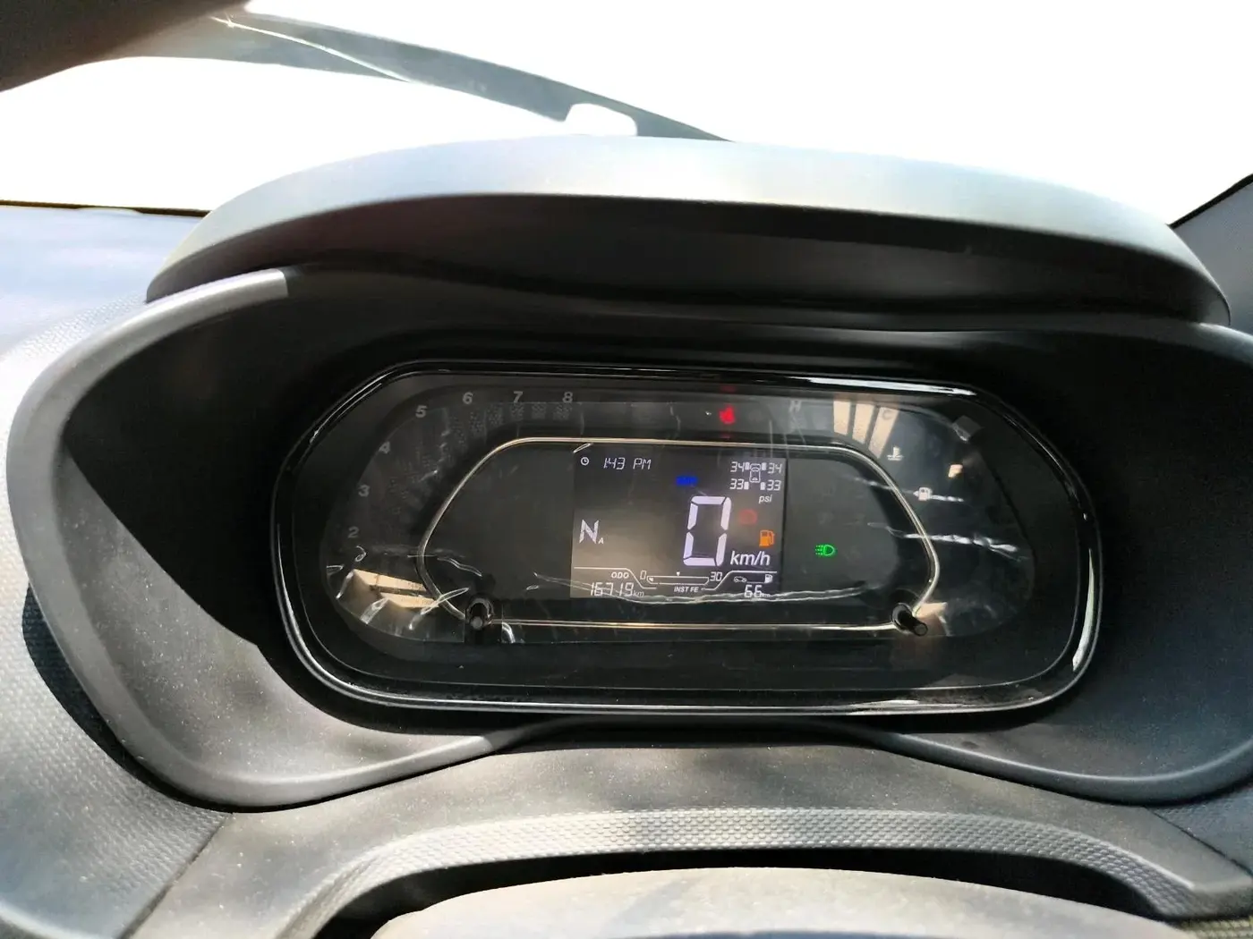 2023 Tata NEXON XZA PLUS LUX SUNROOF RED DARK PETROL, Petrol, Automatic, 16,719 km, interior