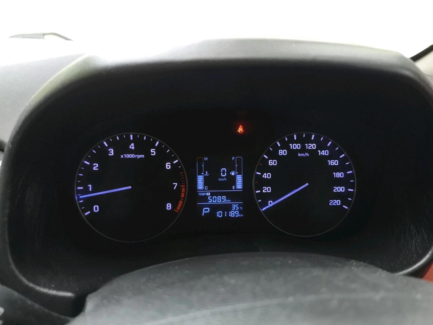 2017 Hyundai Creta SX PLUS AT 1.6 PETROL, Petrol, Automatic, 1,01,189 km, interior