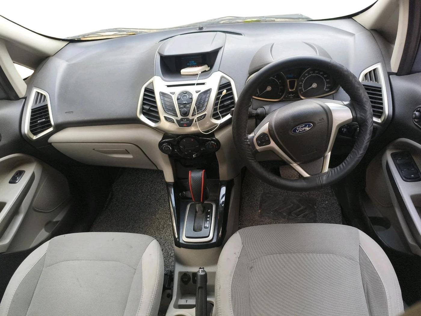 2017 Ford Ecosport TITANIUM 1.5L PETROL AT, CNG, Automatic, 70,602 km, interior