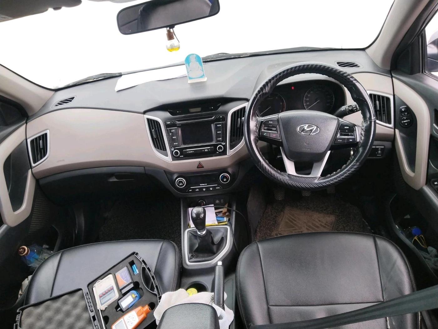 2017 Hyundai Creta SX 1.6 DIESEL, Diesel, Manual, 1,11,170 km, interior