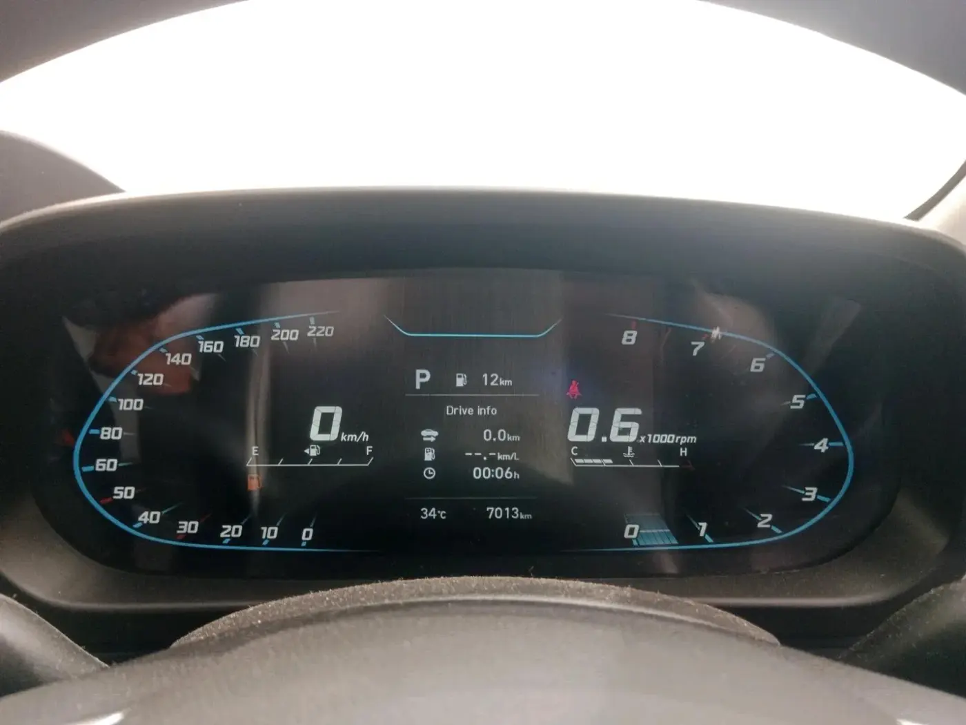 2024 Hyundai NEW I20 Sportz (O) 1.2 IVT, Petrol, Automatic, 7,013 km, interior